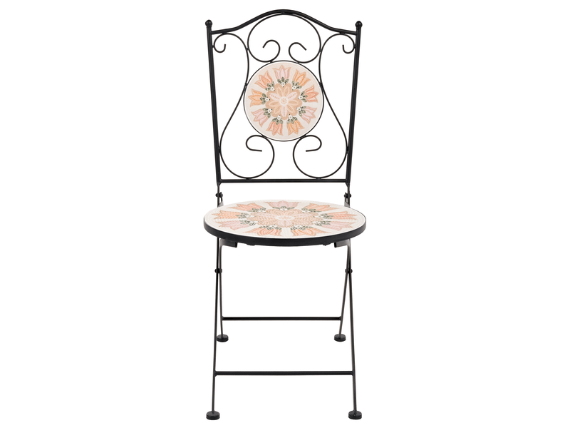  Lot de 2 chaises de jardin settala pliant métal multicolore  - Conforama E