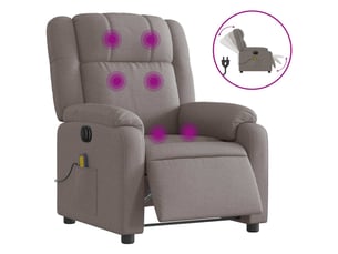 Fauteuil fixe Polyester taupe