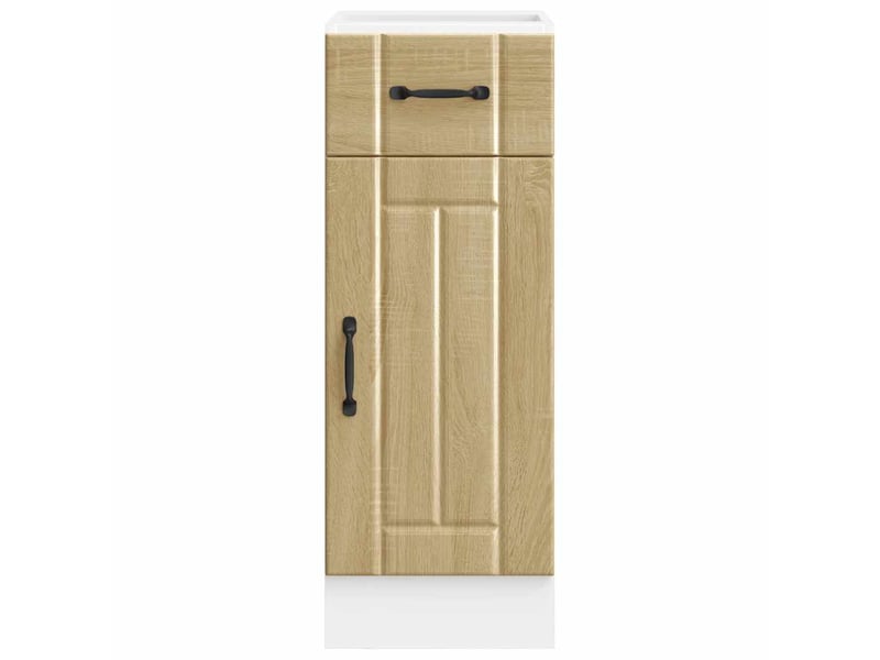  Meuble de rangement, armoire de cuisine lucca chêne sonoma bois ingénierie shl9573  - Conforama D
