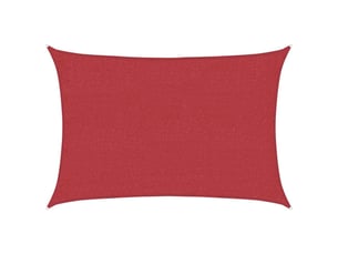 Voile d'ombrage - voile d'ombre - voile parasol 160 gm² rouge 2x2,5 m pehd