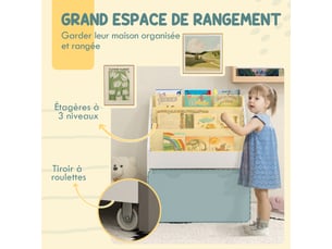 Etagère 62.5 cm coloris blanc  