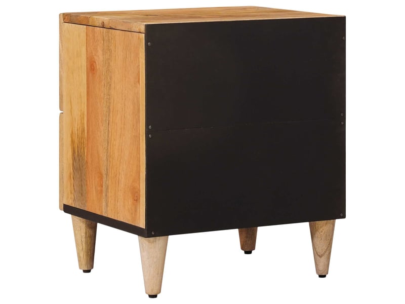 Table de chevet - cabinet de chevet - table de nuit 2 pièces naturel 40 x 33 x 46 cm  - Conforama D
