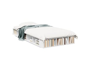 Lit simple 100x200 cm    coloris blanc