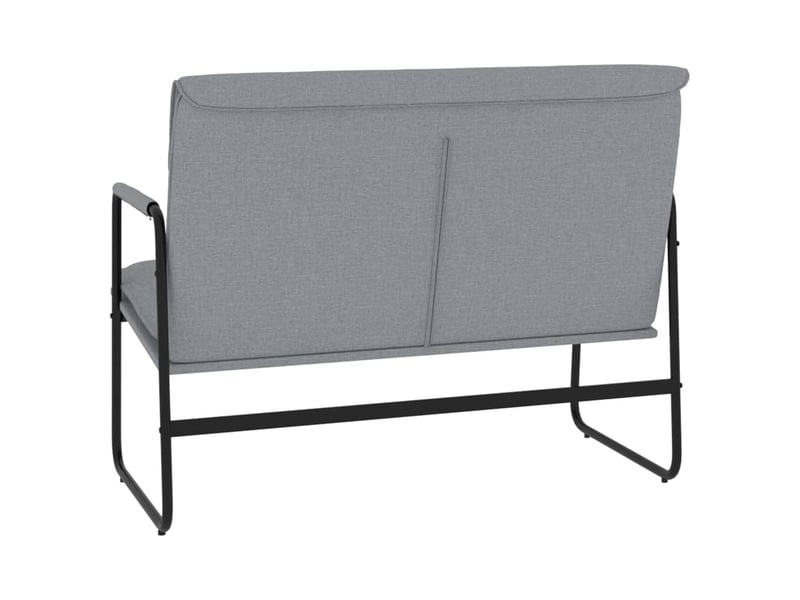  Banc chambre, banc de lit gris clair 100x64x80 cm tissu  - Conforama E