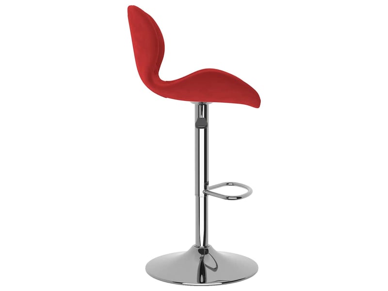  Lot de 2 tabouret de bar, chaise de bar rouge bordeaux velours shl85356  - Conforama E
