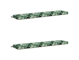 Lot de 2 coussins de banc, coussins d'assise soest 100 % polyester cf56880