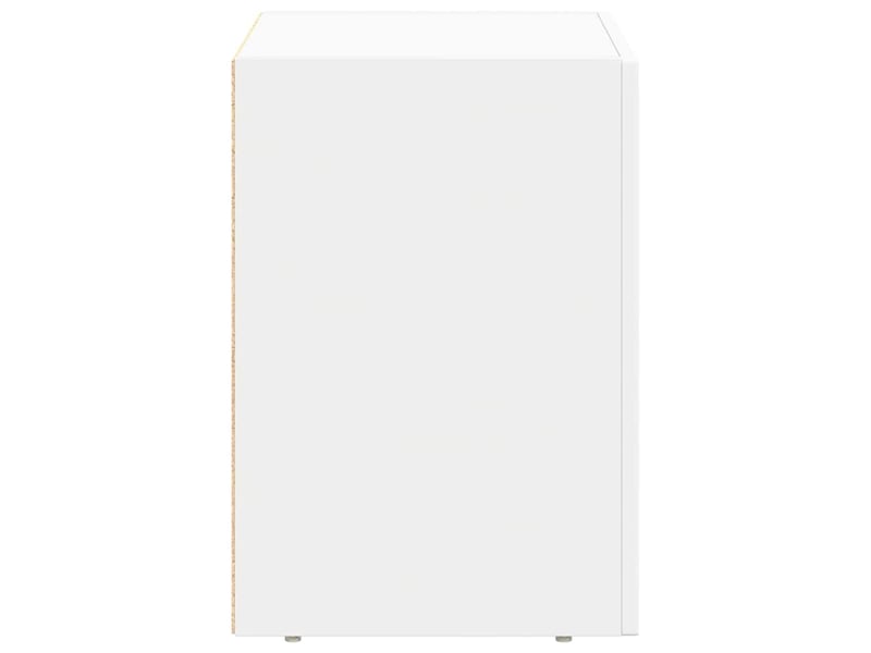  Table de chevet - cabinet de chevet - table de nuit elst blanc 40 x 35 x 50 cm bois d'ingénierie  - Conforama D
