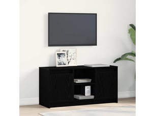 Meuble tv coloris noir 100 cm <strong></strong> <strong></strong>