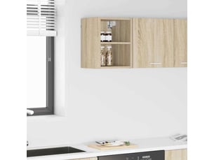 Meuble de rangement cuisine, armoire suspendue chêne sonoma 30x29,5x40cm