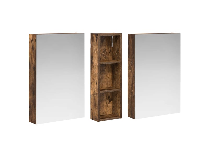  Ensemble de meubles de salle de bain 3 pcs 100x10.5x60.5 cm shl5878  - Conforama E