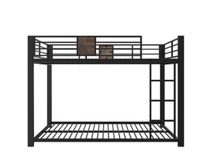 Lit superposé 90x200 cm SWEIKO coloris noir