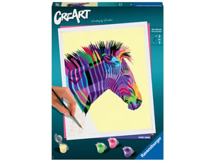 Creart grand zebre peinture au numero