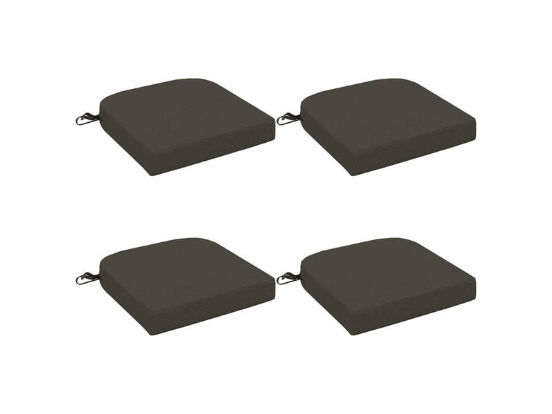  Lot de 4 coussins de siège, coussins d'assise soest 100 % polyester cf60756  - Conforama A