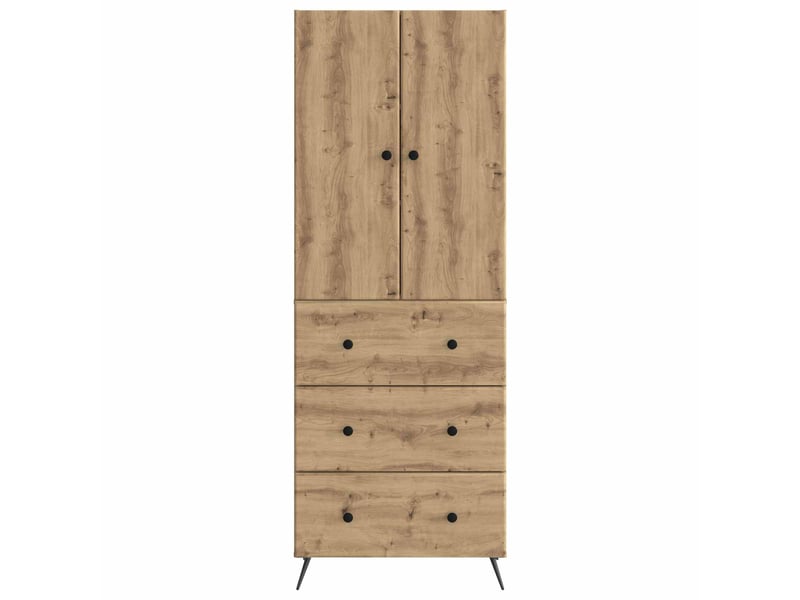  Ensemble de meubles 2 pcs, rangement de salon 66 x 34,5 x 90 cm bois d'ingénierie shl7553  - Conforama E