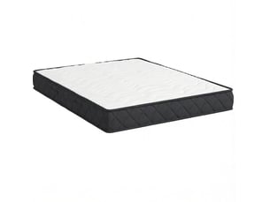 Matelas 140x190 cm MEUBLIV   Mousse + mémoire de forme soutien Medium épaisseur 20 cm