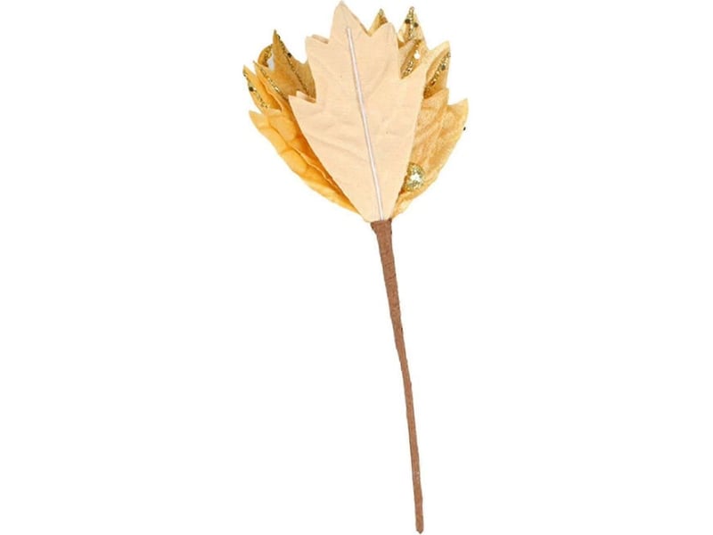  Décorations de noël scintillantes, vase, centre de table, pics de noël artificiels pour l'hiver, lieu de fête, emballage cadeau, soirée-aureate  - Conforama A