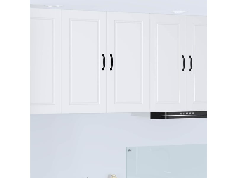  Meuble mural de cuisine, armoire de cuisine blanc 80x31x80cm bois d'ingénierie shl2247  - Conforama B