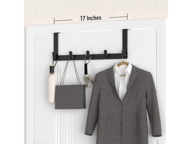 Crochets pour fermer la porte avec des bras étendus pour une utilisation facile par les femmes, adaptés aux portes de 1 3,4 pouces, l18u, noir - Conforama D