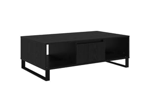 Table basse rectangulaire coloris noir  