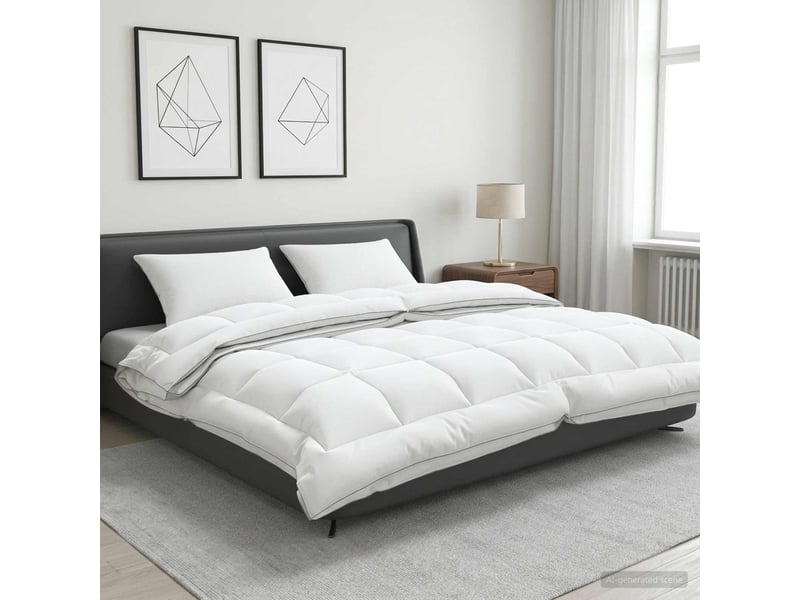  Ensemble de couette et d'oreiller 3 pcs - duvet 220x240 cm 4 saisons  - Conforama B