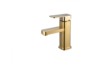 Robinet double usage eau chaudeeau froide pour salle de bain et cuisine (or - 60 cm)