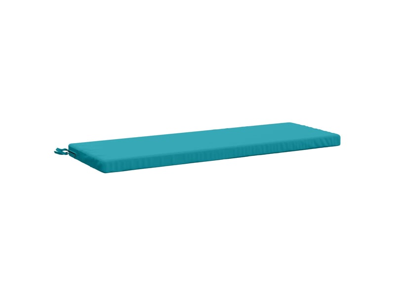  Lot de 2 coussins de banc, coussins d'assise soest 100 % polyester turquoise cf57520  - Conforama D