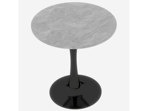 Table basse rond(e) coloris bicolore MEULVA  - 70 cmx70 cm
