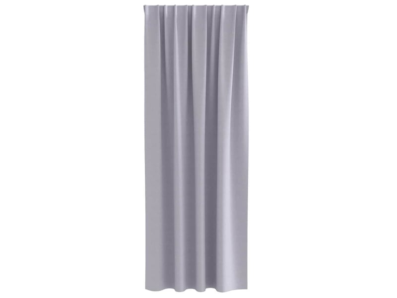 Lot de 2 rideaux occultants, rideaux black-out avec anneaux gris métal 245 x 140 cm cf44654 - Conforama D