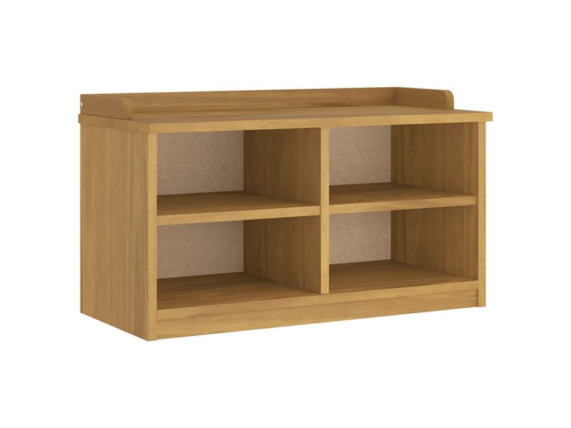  Banc de couloir, banc de rangement sandnes 87x40x50 cm bois de pin massif shl6623  - Conforama A
