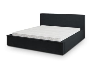Lit coffre 180x200 cm <strong>MASSENO</strong>  <strong></strong> coloris noir