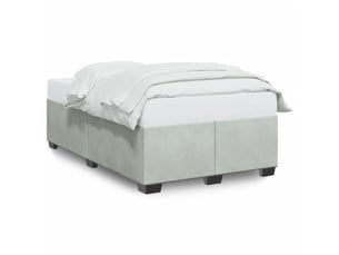 Lit 2 places 120x190cm coloris gris