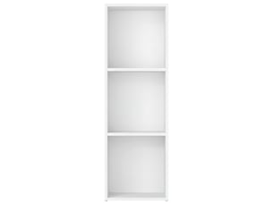 Bibliotheque coloris blanc 3 étagère(s) VASAGLE - 30 cm x 94.8 cm