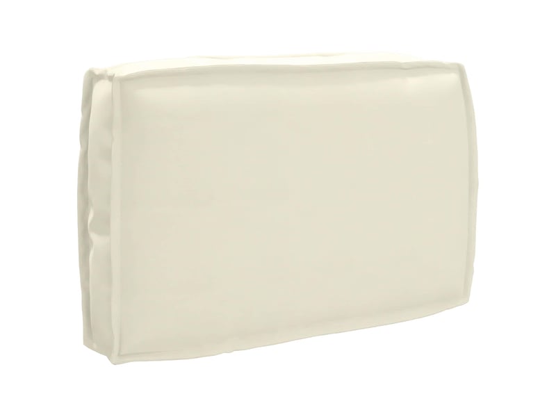  Coussin pour chaisecanapé crème 60 x 40 x 12 cm tissu oxford cf51361  - Conforama B