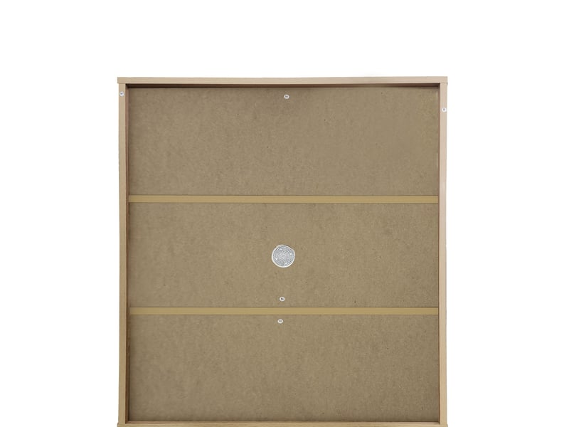  Meuble à chaussures 76x37x98,5 cm, portes géométriques rondes, rangement à plusieurs niveaux, mdf noir et naturel  - Conforama E
