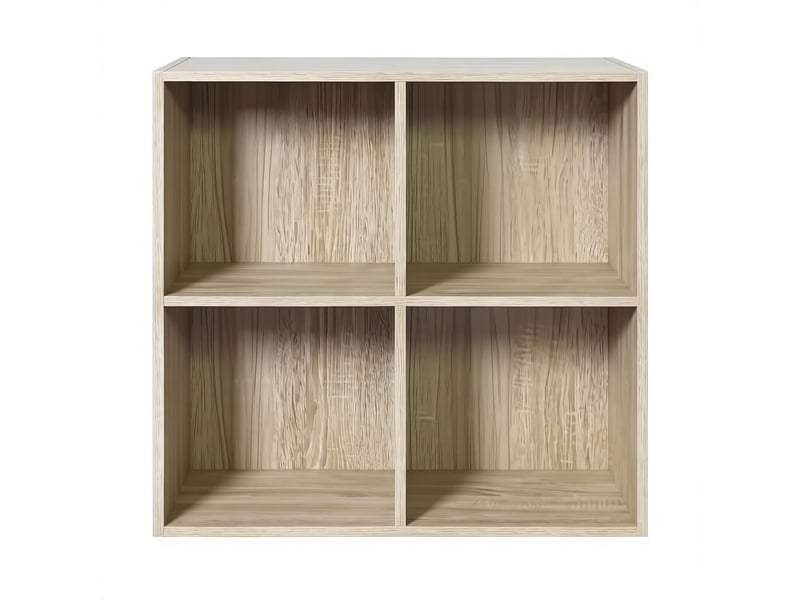 Bibliothèque cube compacte, étagère rangement moderne, meuble présentoir et buffet polyvalent - Conforama A