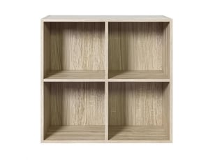 Bibliothèque cube compacte, étagère rangement moderne, meuble présentoir et buffet polyvalent