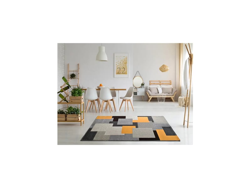  Tapis atticgo leo 80x150 cm, gris, rectangulaire, moderne 12158 - Conforama D