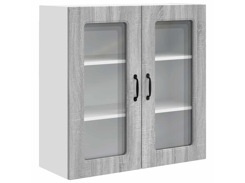  Meuble mural de cuisine | armoire de cuisine gris sonoma 80x31x80cm shl8609  - Conforama A