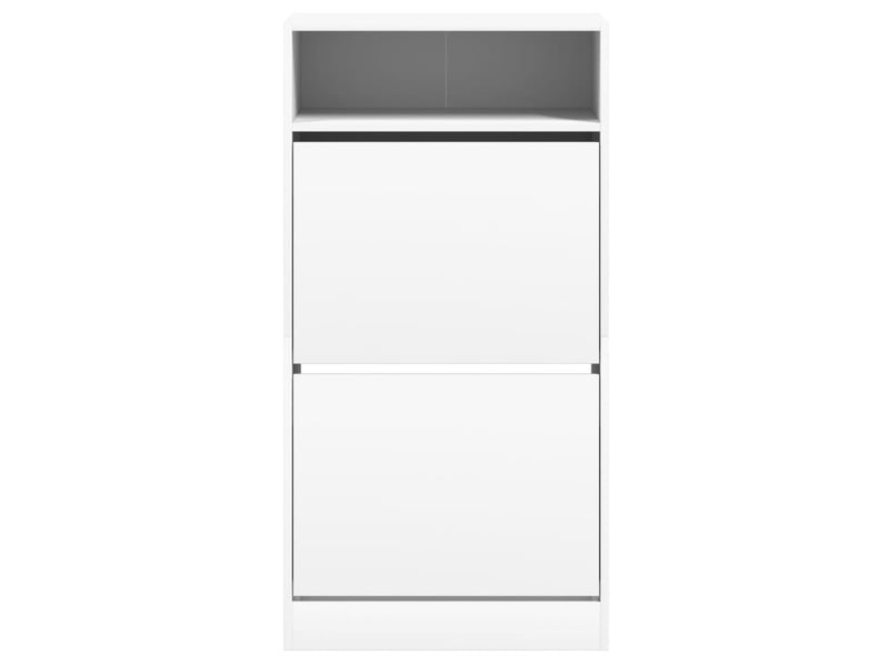  Meuble à chaussure | armoire à chaussures blanc 60x34x116 cm bois d'ingénierie  - Conforama E