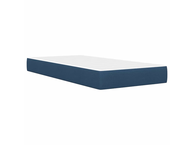  Lit simple- lit adulte -  cadre de lit avec matelas bleu 100 x 200 cm tissu  - Conforama D
