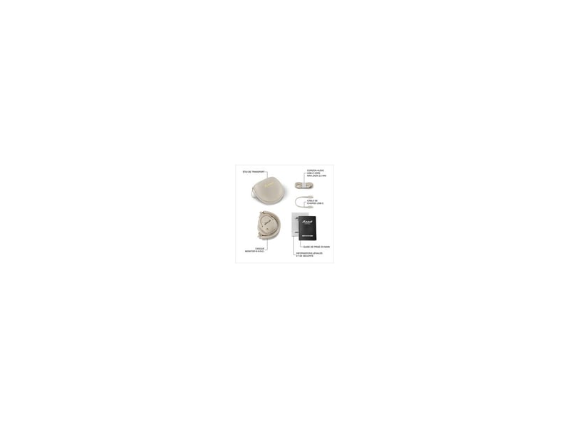  Casque audio sans fil circum-aural cream anc avec mode transparence 8180962 - Conforama E
