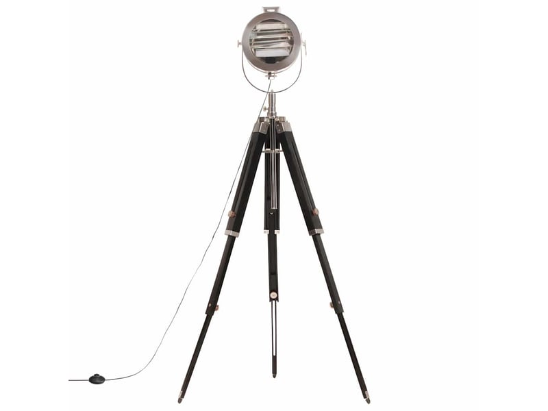  Lampadaire à trépied bois de manguier massif 165 cm shl98832  - Conforama D