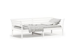 Lit simple 80x200 cm    coloris blanc