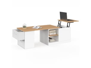 Table basse coloris blanc ID MARKET
