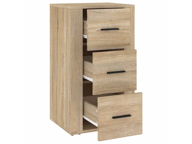  Buffet - bahut - meuble de rangement chêne sonoma 40x33x70 cm bois d'ingénierie  - Conforama D