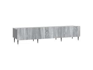 Meuble tv coloris gris 147 cm <strong></strong> <strong></strong>