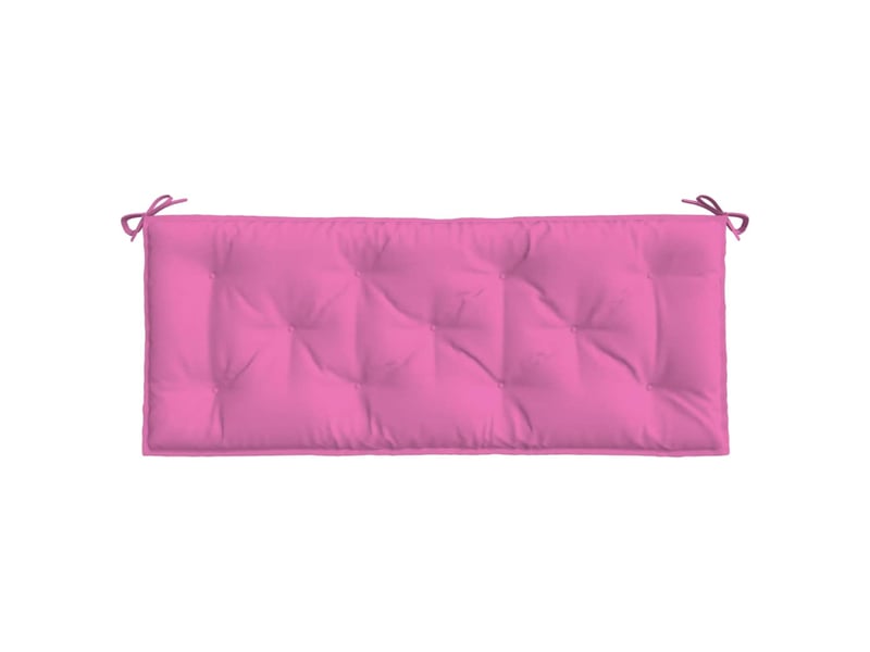  Coussin de banc de jardin, coussin d'assise rose 120x50x7 cm tissu cf52788  - Conforama D