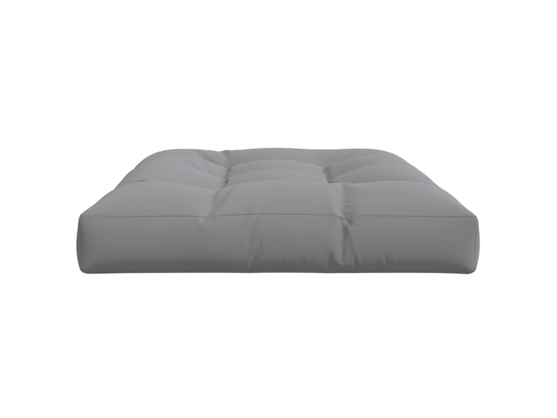  Coussin de palette, coussin de chaise, coussin de canapé gris 120x80x12 cm tissu cf55346  - Conforama E
