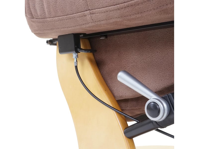 Mca fauteuil relax calgary 2, fauteuil de télévision, tissu, charge max. 150kg - marron antique nature - Conforama C