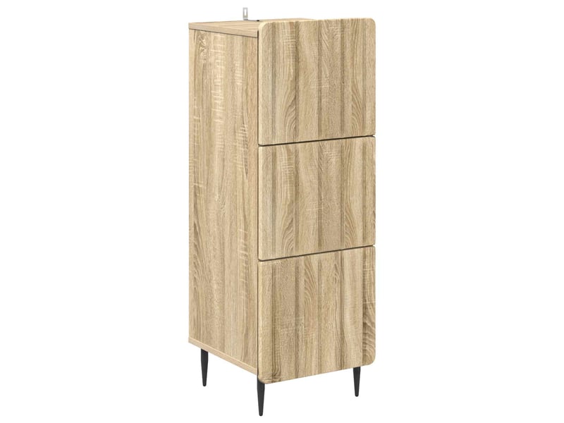  Armoire de rangement bureau, armoire à tiroirs 33 x 34.5 x 92 cm bois d'ingénierie shl8318  - Conforama A